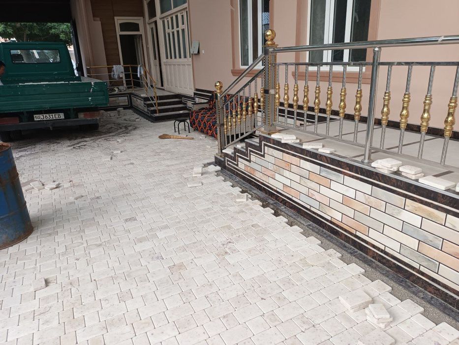 Укладка брусчаток ( под ключ)