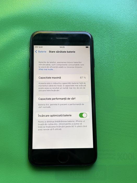 Vand Iphone 7 jet black 128gb