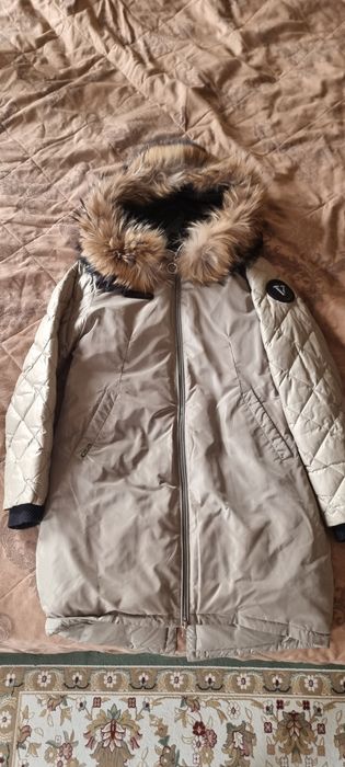 Пуховик зимний б/у