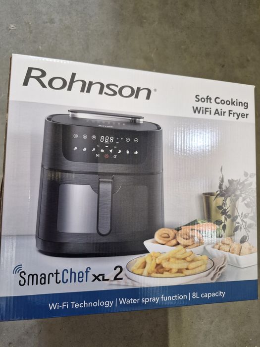 Friteuza cu aer cald si tehnologie Wi-Fi, Rohnson R2858 SmartChef XL 2