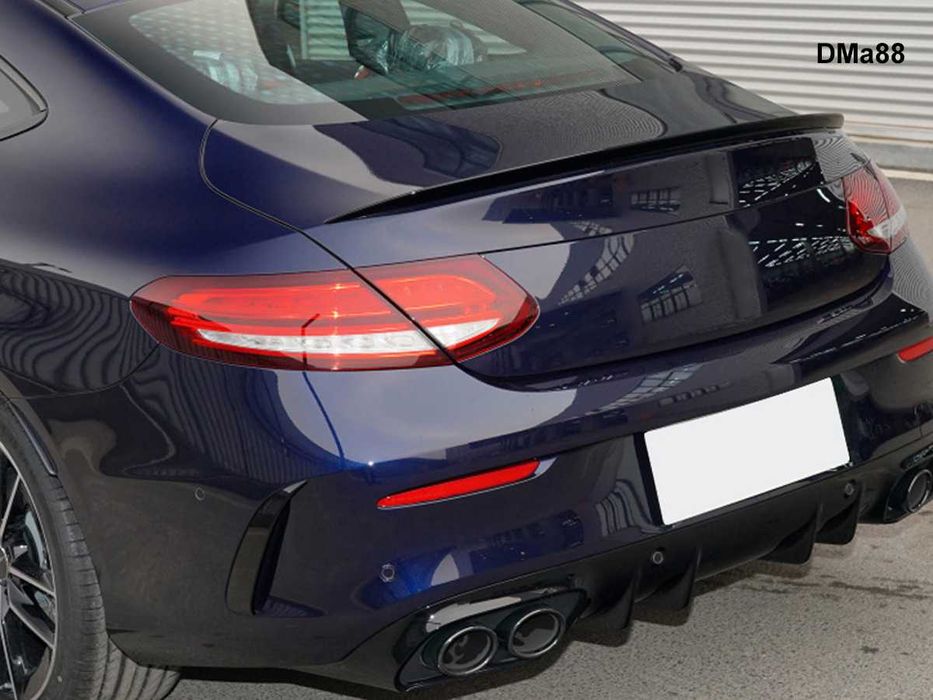 Лип Спойлер Багажник Капак Mercedes AMG C Coupe W205 Мерцедес В205 Ц