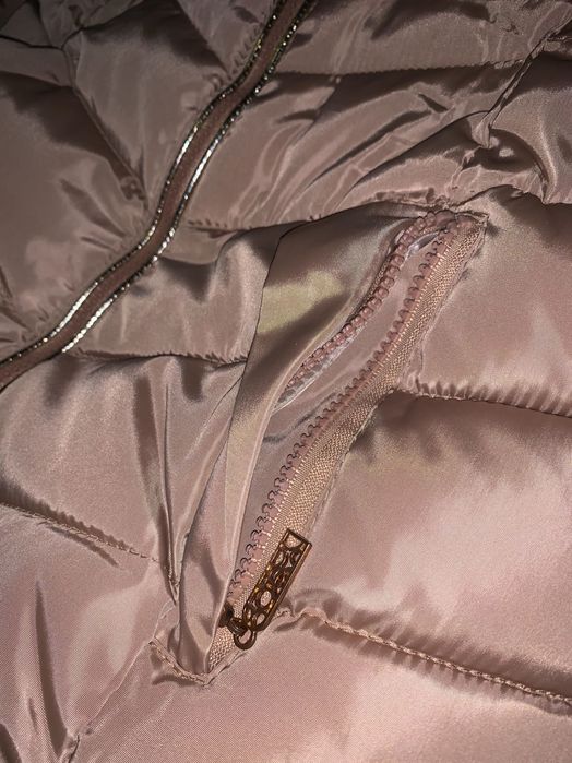 Дамско зимно яке в бежов цвят М размер - чисто ново