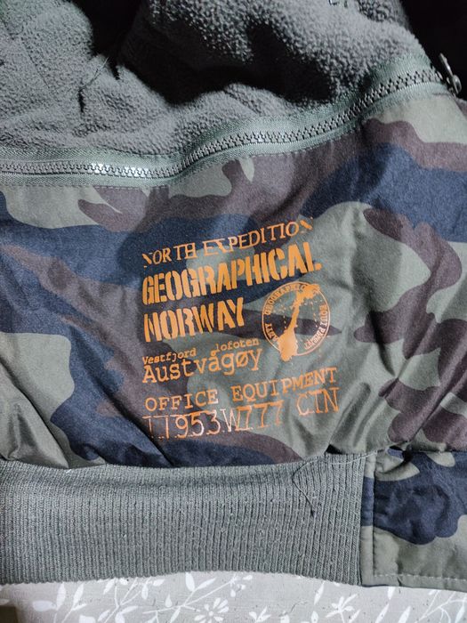 Военно водоустойчиво камуфлажно яке Mil-Tec бомбър Geographical Norway