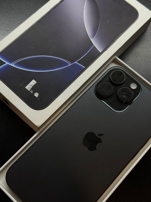 Iphone 16 pro max, 256гб, 94% акб, Kaspi 0-0-12