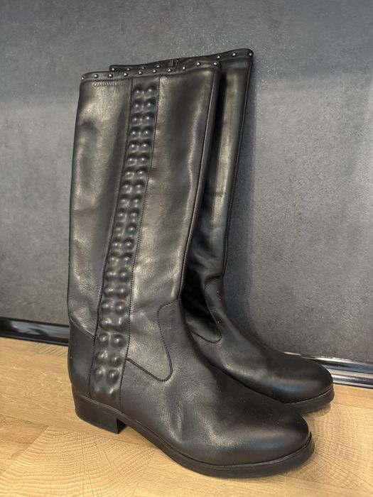 Ботуши Calvin Klein, естествена кожа