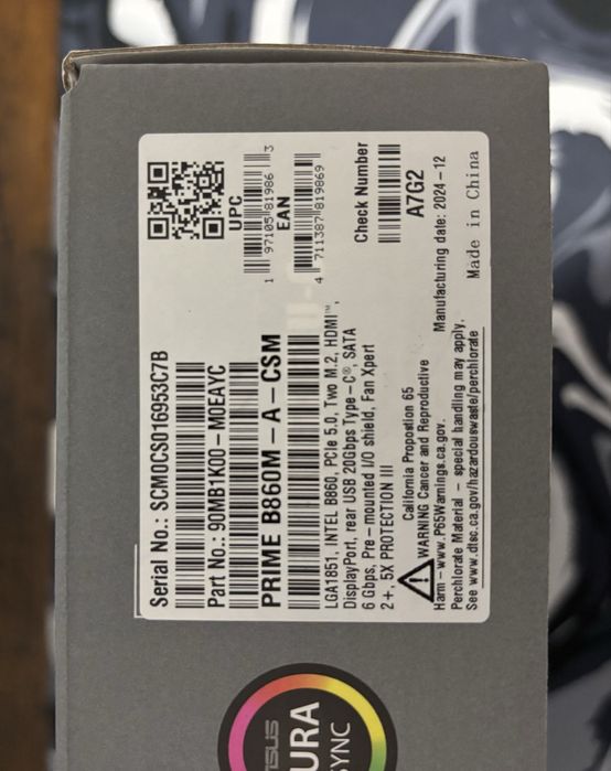 Asus Prime B860M