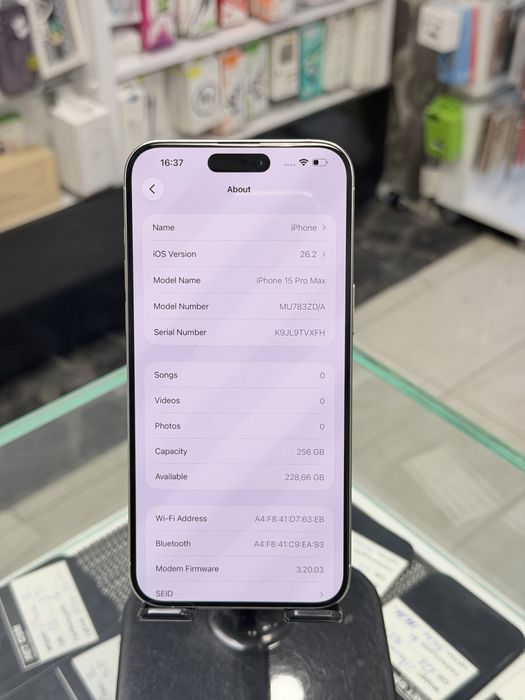 Apple iPhone 15 Pro Max 256GB White