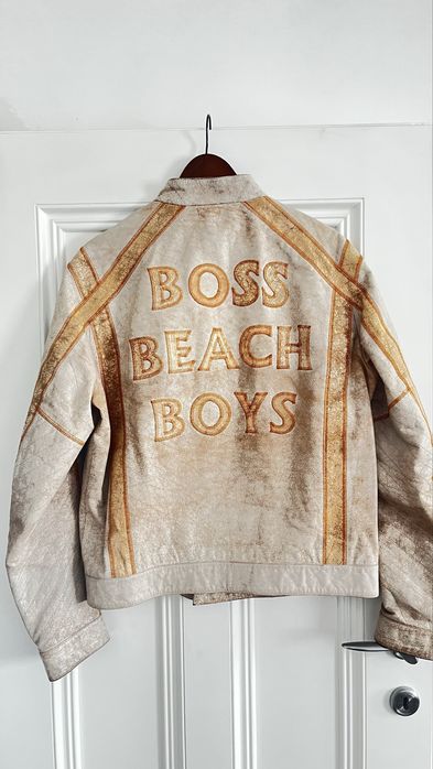 Vintage кожено яке BOSS