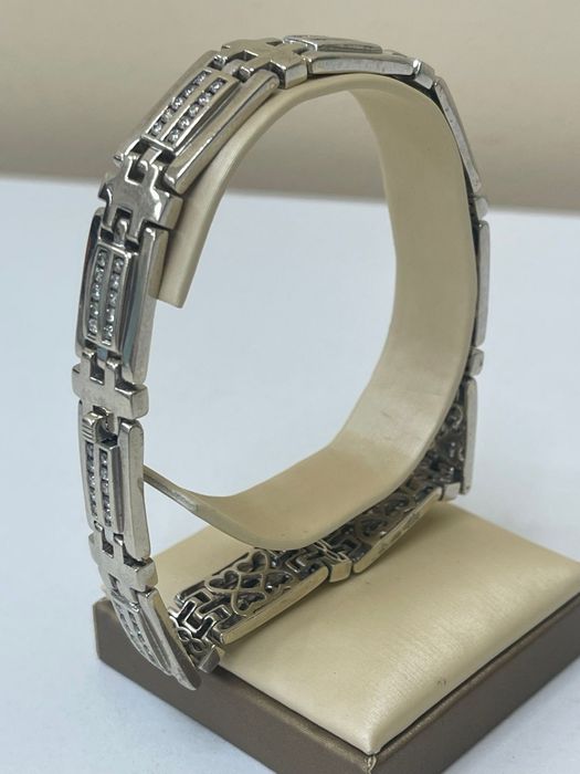 Bratara cu pietre prețioase din aur de 14K Amanet BKG