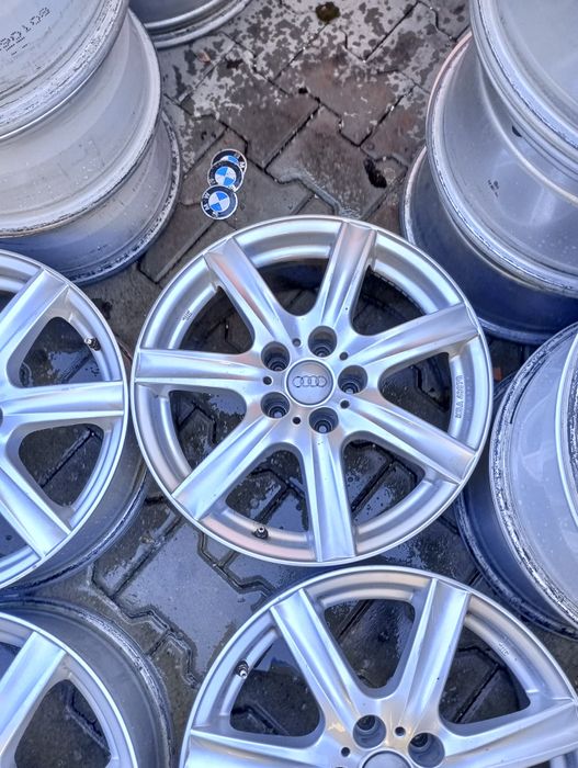 4 jante aliaj 5x112 R17 originale audi A4 A5 A6 Q5