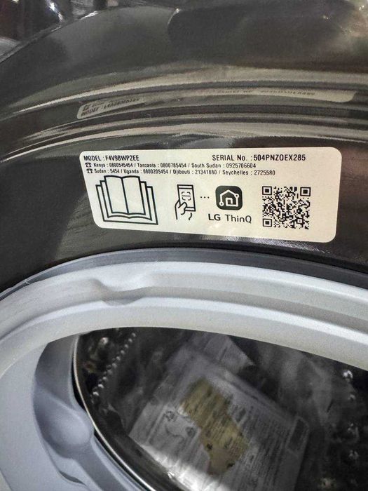Стиральная машина LG 12 кг F4V9BWP2EE AI DD TurboWash Steam