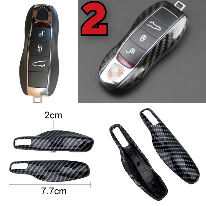 Карбон панели кялъф ключ Porsche Cayenne  911 Boxster Cayman Panamera