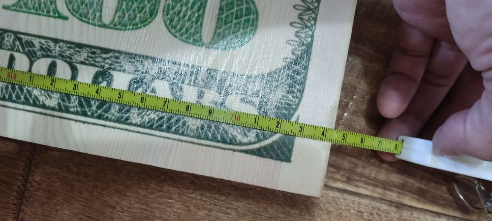 Картина 100 долларов - печать UV