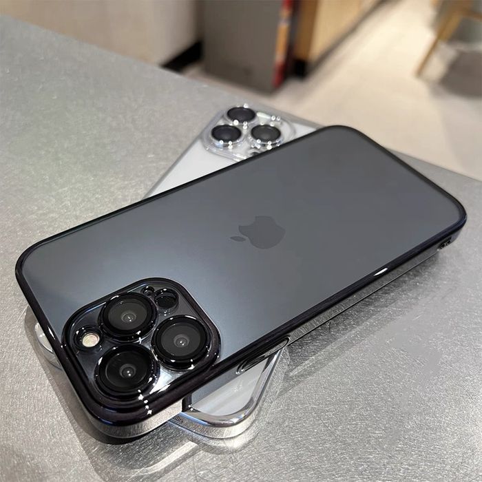 Iphone 16,15,14,13 всички модели кейс с протектор за камерата