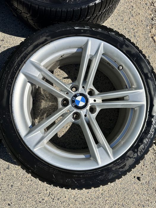 Set Roti Iarna Originale BMW 18" Style 397 Seria 3 F30 F31 F34 Seria 4 F32 F36 - Anvelope Hankook 2023 ca noi