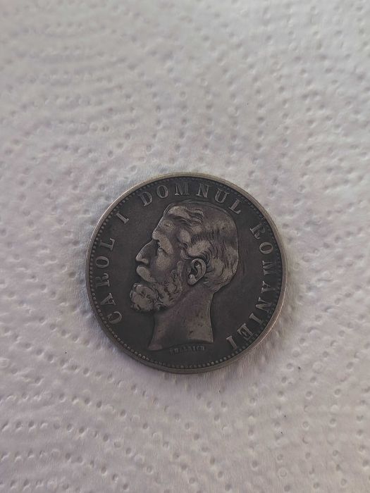 Vând moneda argint Carol I, 1881