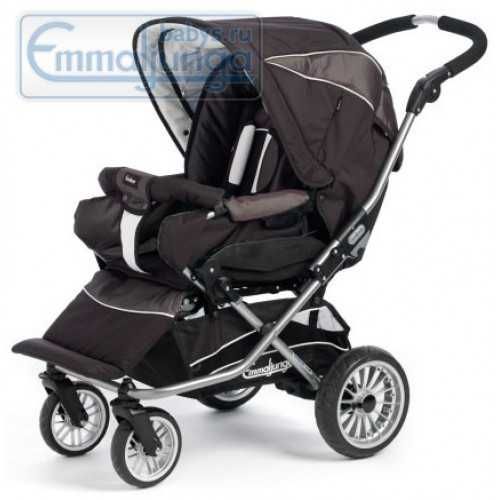 Коляска Emmaljunga Nitro City (2 в 1) + дождевик