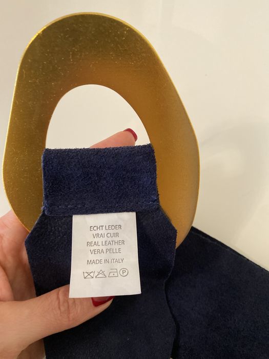 Чисто нов италиански колан – 100% естествен велур!