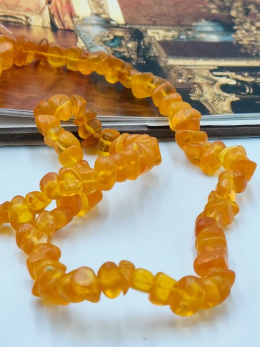 Огърлица от естествен балтийски кехлибар, янтар,amber