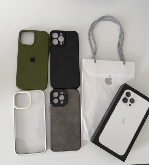 Iphone 13 Pro Max / 256 gb / Silver / Cadou 4 huse