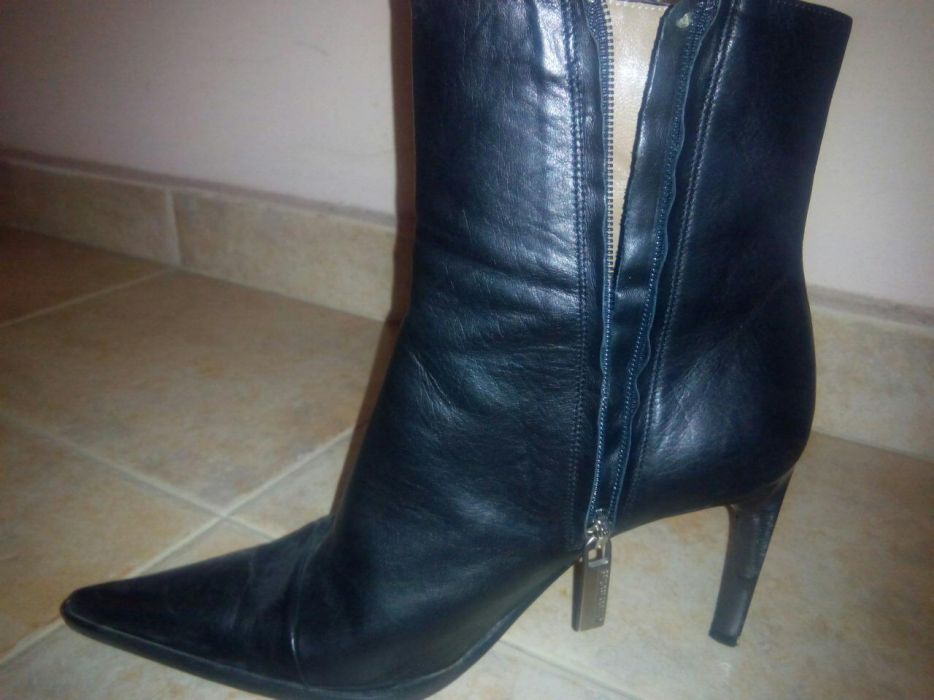 Италиански боти-естествена кожа///36/5н.
