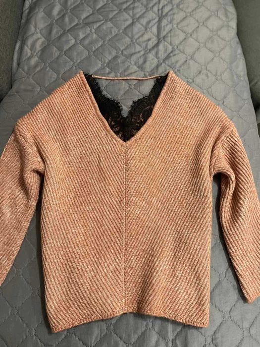 Топъл марков пуловер Vero Moda, размери L-XL