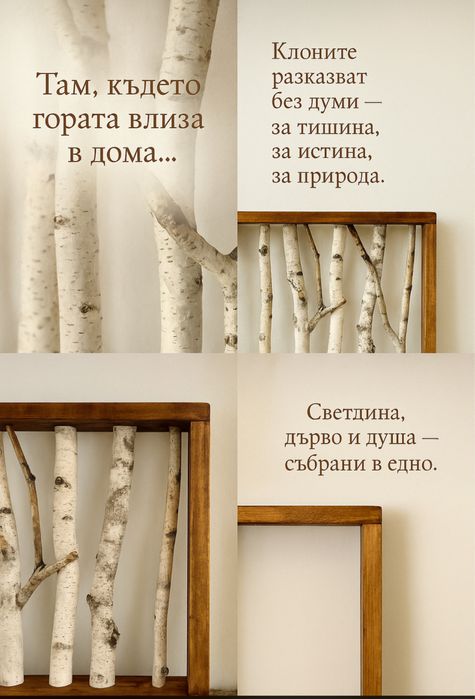 Арт декорация за стена. Ръчна изработка!