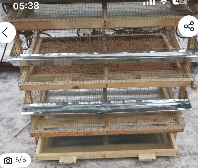 Сетка для курей трехярусная