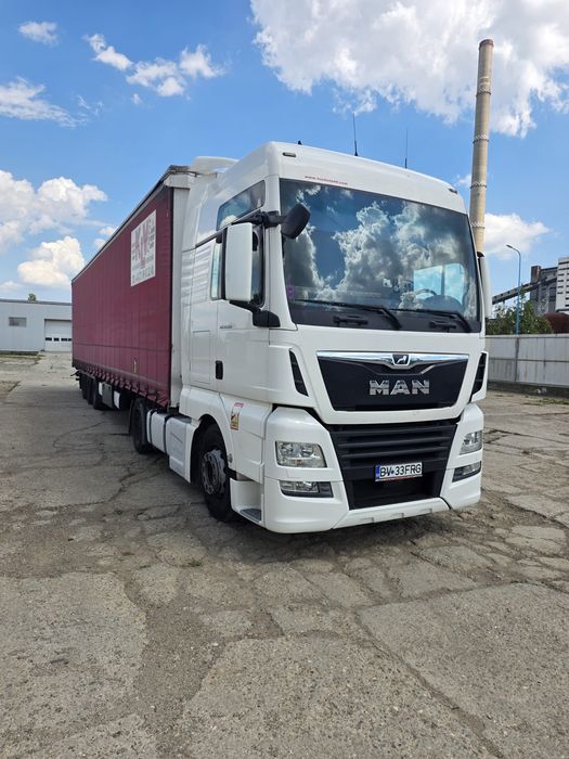 MAN TGX 18.500 + KRONE Mega – ansamblu complet