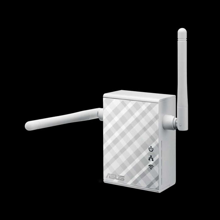 Extender Wireless ASUS RP-N12, N300, Repeater Mode, 2 antene Wi-Fi