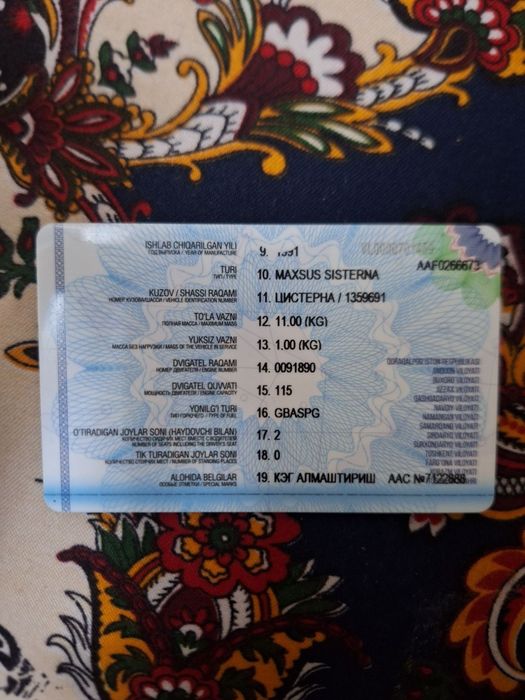 Vodavoz Gaz 53 sotiladi