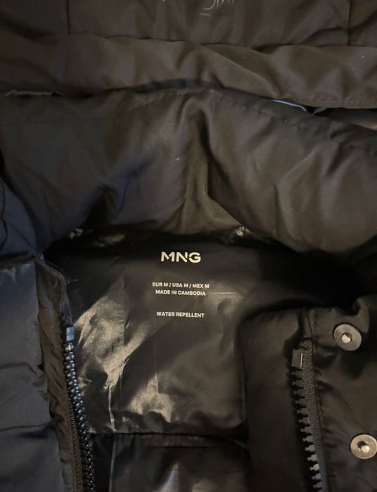 Черно дамско яке MANGO