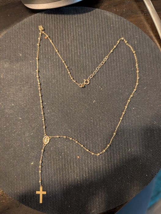 Lantisor aur Model Rozariu Cadou Crăciun!