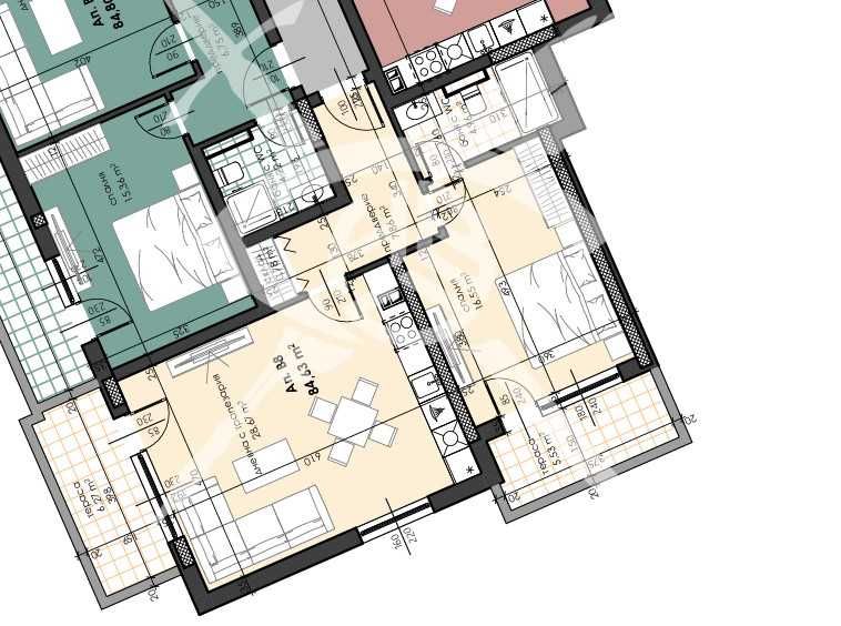 Продава се Двустаен апартамент в Асеновград - 85 кв.м за 1096 €/кв.м - Снимка #1