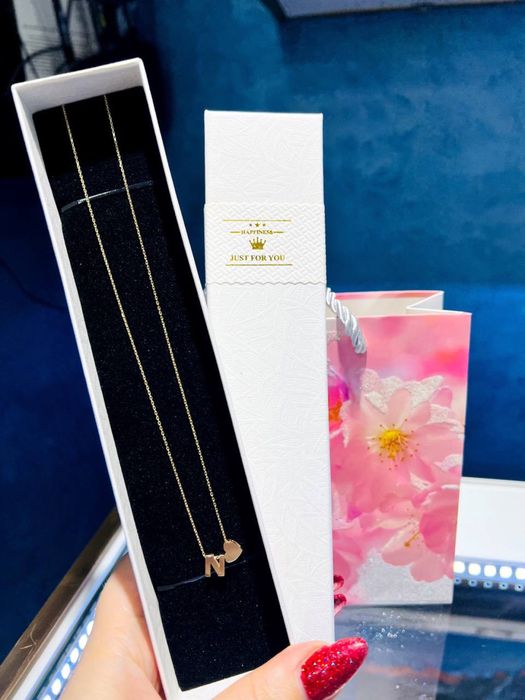 Золотая нежная цепочка буква 585 проба  Есть доставка