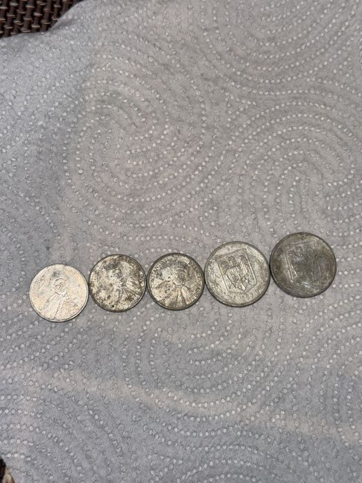 Lot 5 Monede Vechi România (1000 Lei și 500 Lei) - Perioada 1999-2004