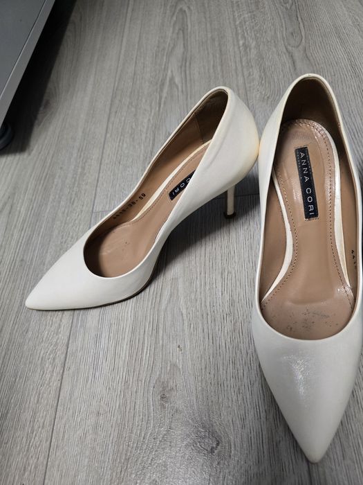 Pantofi stiletto piele naturala