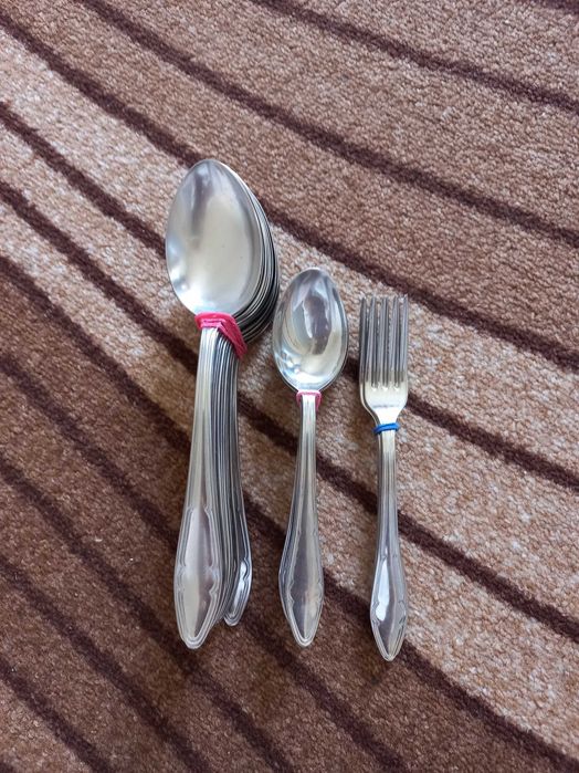 Български вилици и лъжици Петко Денев Габрово неръждаема стомана