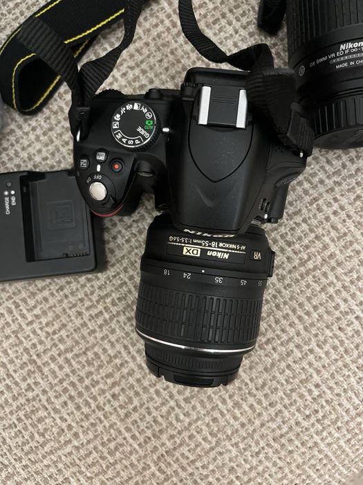 Фотоаппарат Nikon D3200+2 объектива