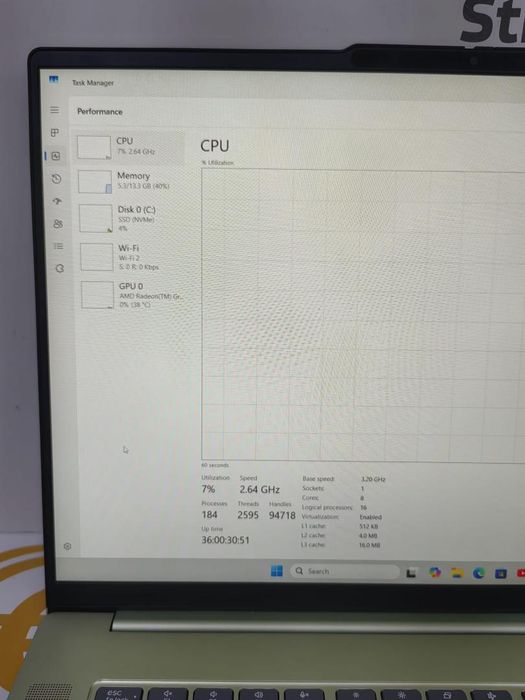 Laptop Lenovo IdeaPad Slim 5 15ARP10 cu procesor AMD Ryzen -N-