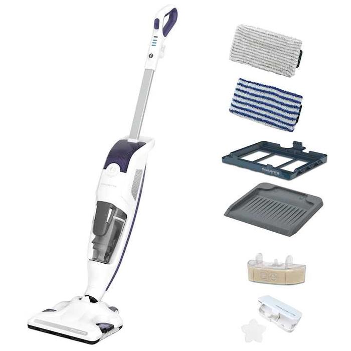 Aspirator vertical cu abur Rowenta Clean & Steam Revolution RY7731WH