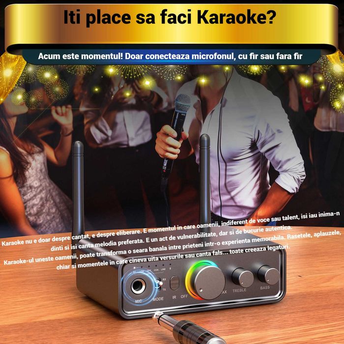 Adaptor Bluetooth 5.3 AdyMel®, Audio Profesional, HD Bass