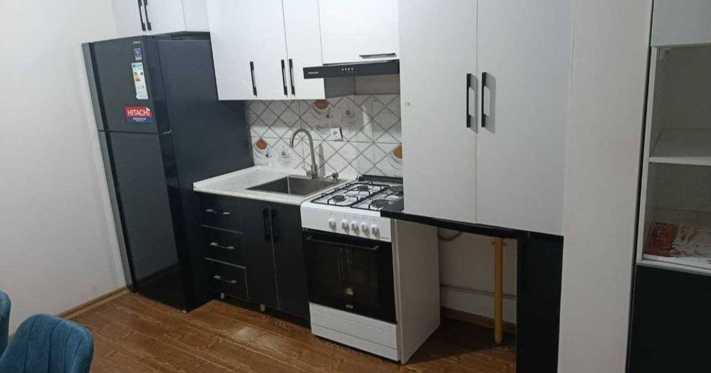 ЖК Green Park Яшнабад, уютная 1-комнатная квартира с ремонтом 39м²
