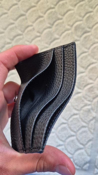 Cardholder Montblanc negru mat