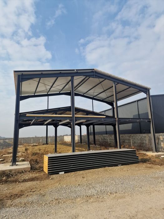 Vând hală metalică conform proiectului dvs lucrăm fără avans