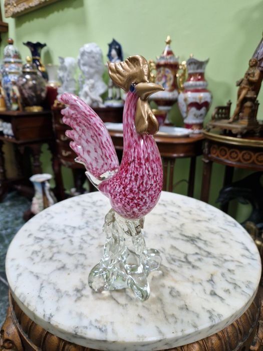 Прекрасна антикварна италианска фигура статуетка Murano