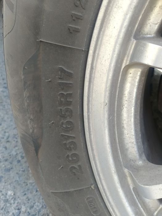 Летние шины 265/65/р17 и диски
