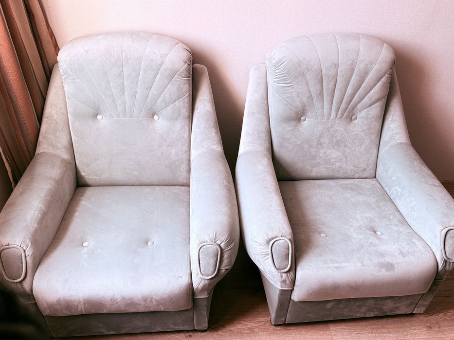 Новый диван с креслами  раскладной