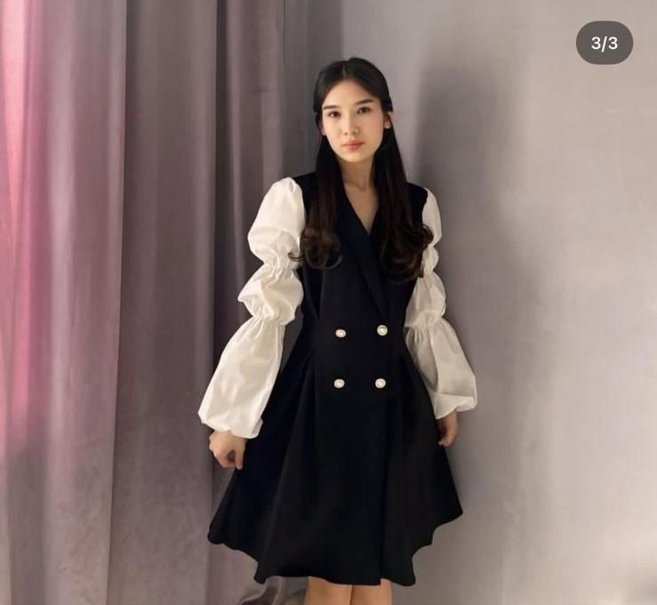 Впускной платье черный