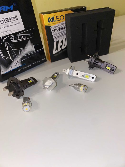 Set complet LED CSP – 2x H1 + 2x H7